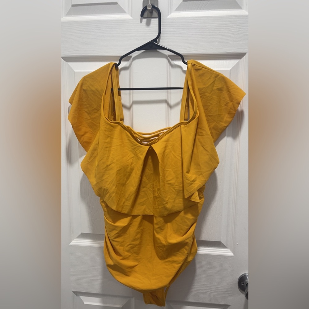 Off the shoulder bathing suit